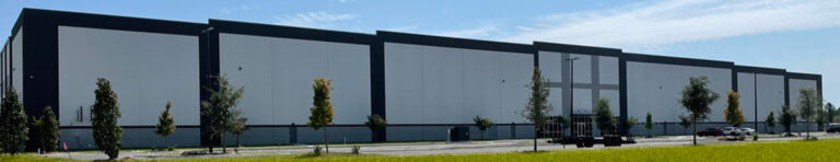 Exterior view of KDS large warehouse facility